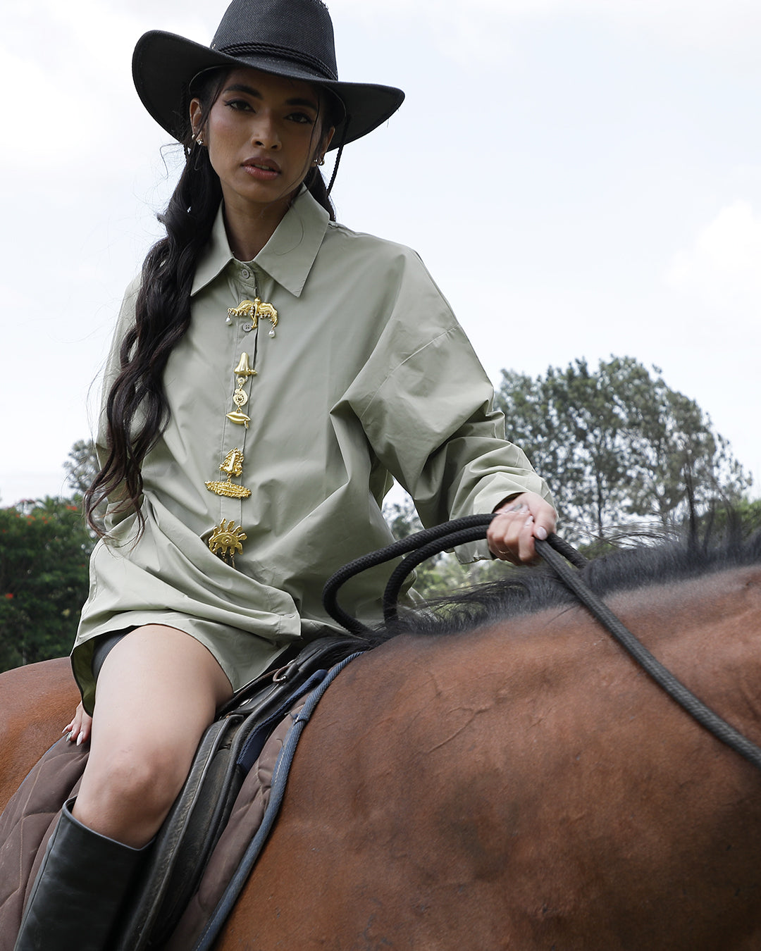 Sage Charm Shirt by Stilat