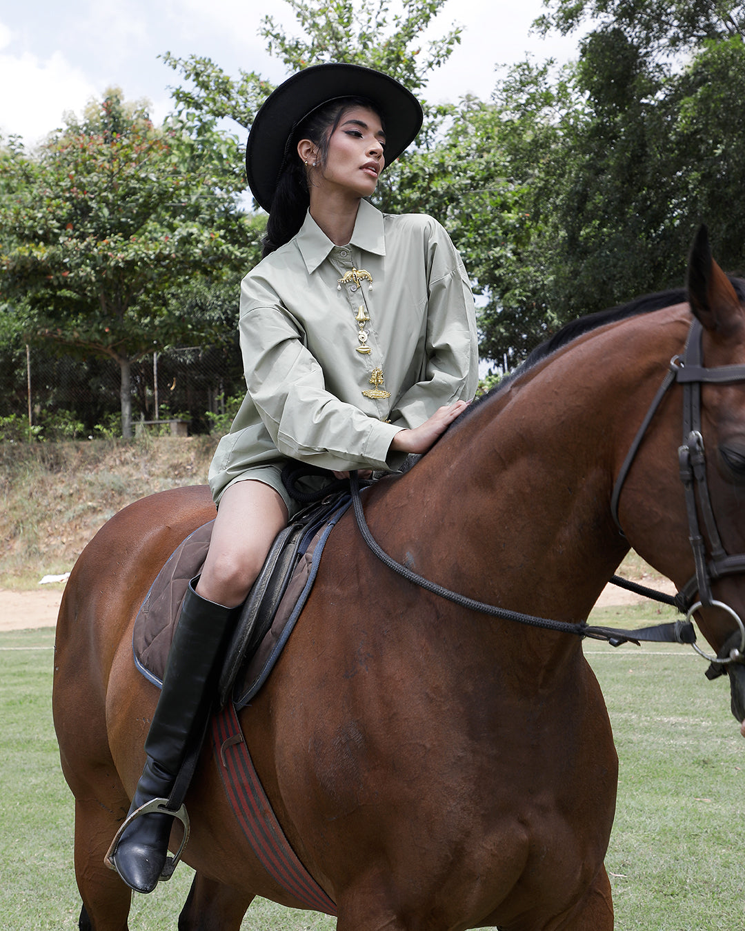 Sage Charm Shirt by Stilat