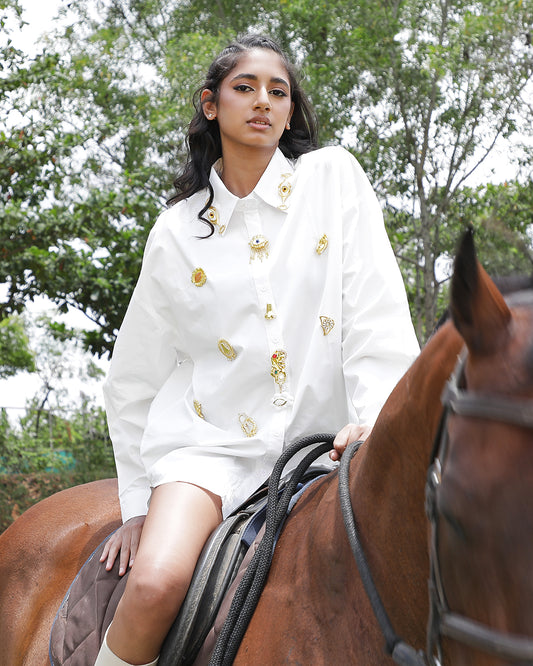 Ivory Charm Shirt by Stilat