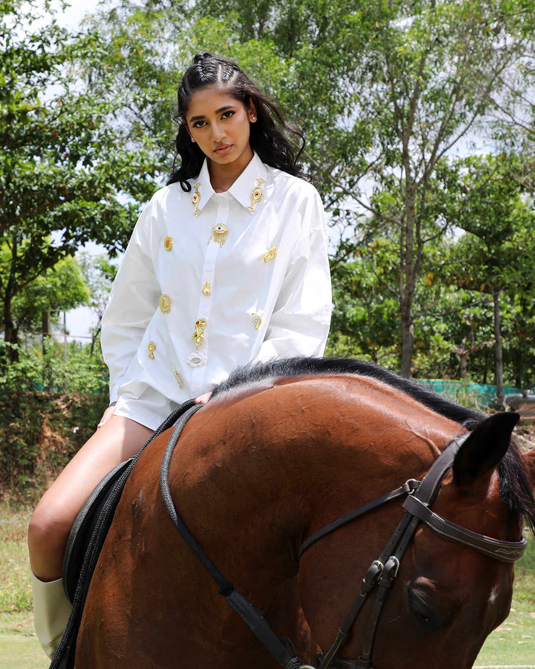 Ivory Charm Shirt by Stilat