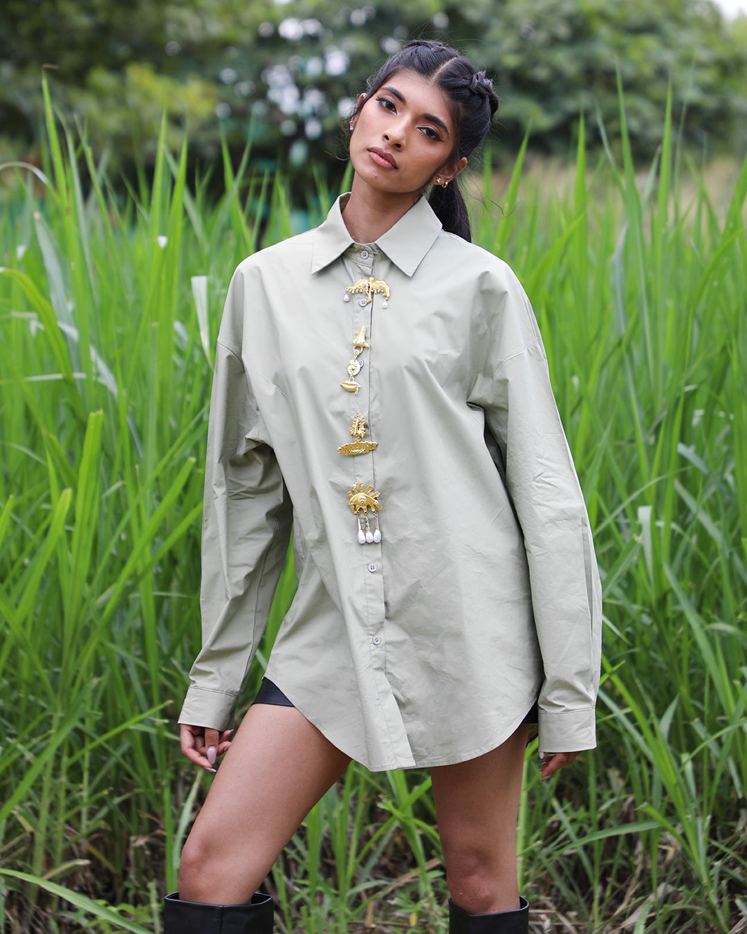 Sage Charm Shirt by Stilat